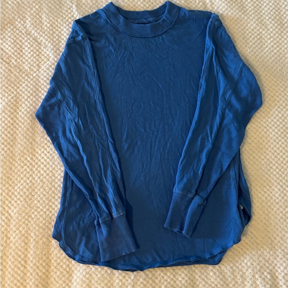Aerie Blue Long Sleeve Tee